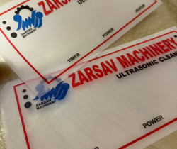 برچسب پلی کربنات شفاف