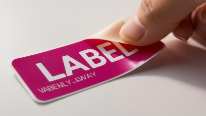 برچسب با پوشش مات،لیبل سلفون مات، لمینیت مات