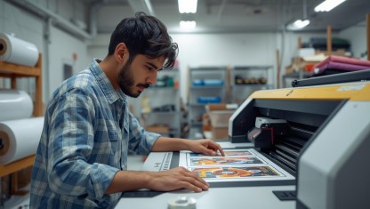 برش استیکر و شبرنگ 